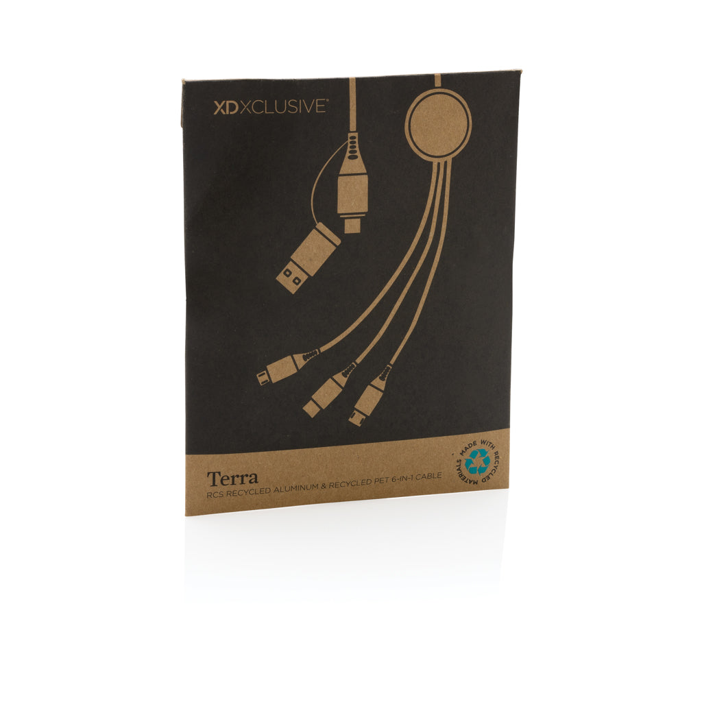 Terra 60W 120cm 6-in-1-Kabel aus RCS recyceltem Aluminium