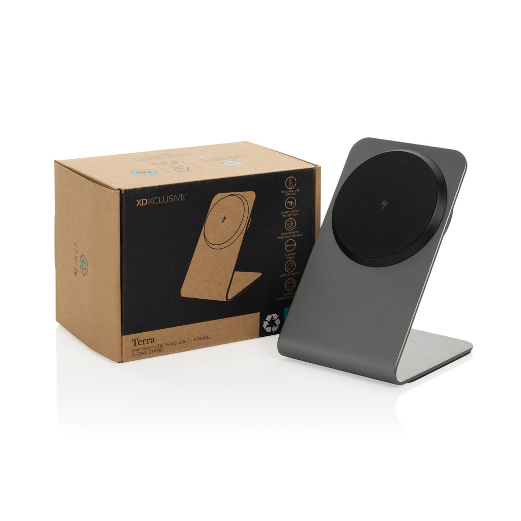 Terra Aluminium 15W magnetischer Wireless-Charger