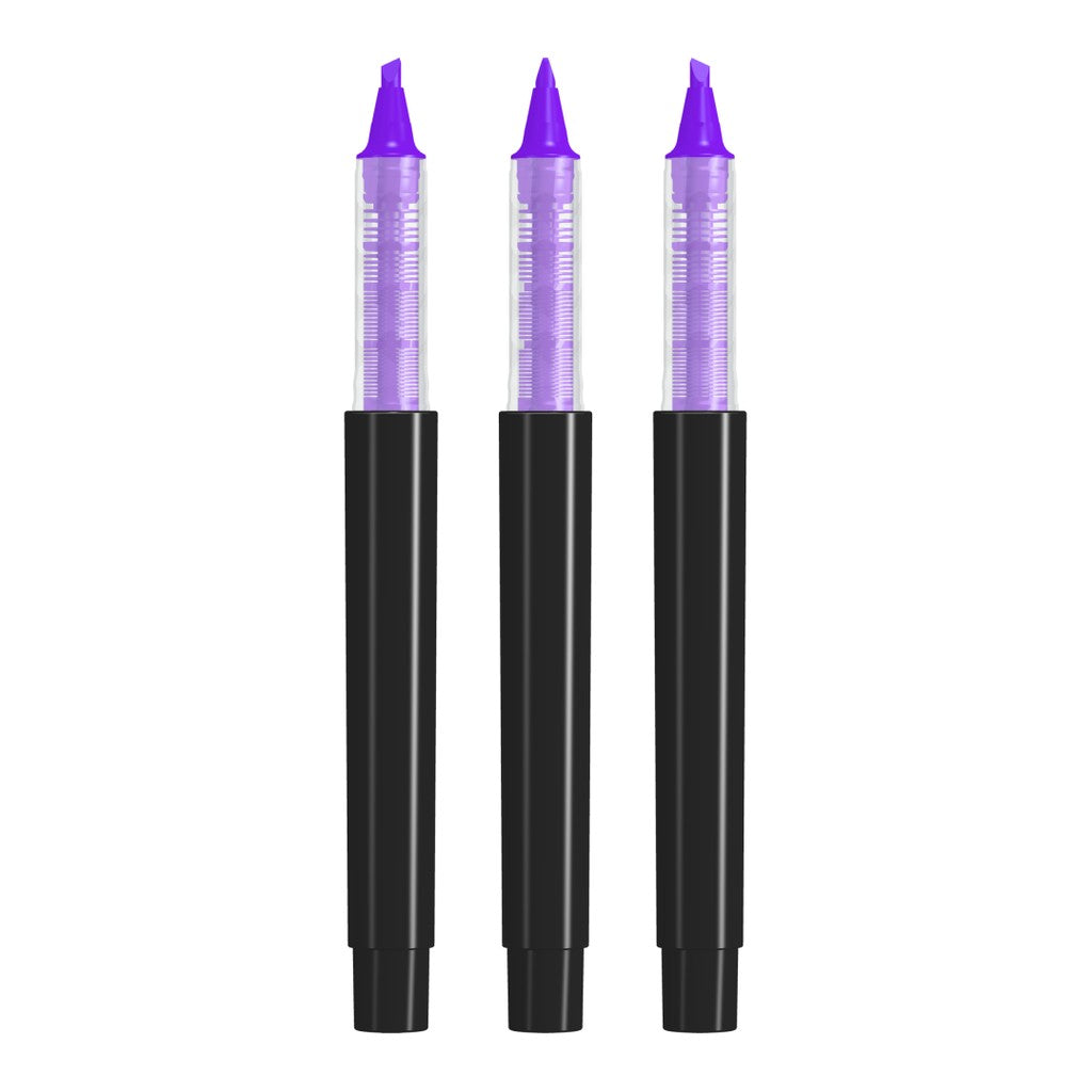 Textmarker gedeckt mit Keilspitze – Neonviolett