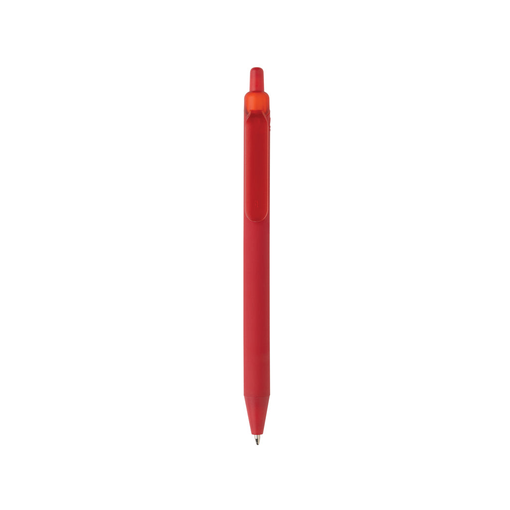 Tide Smooth Touch Stift aus GRS zertifiziert recyceltem ABS – rot