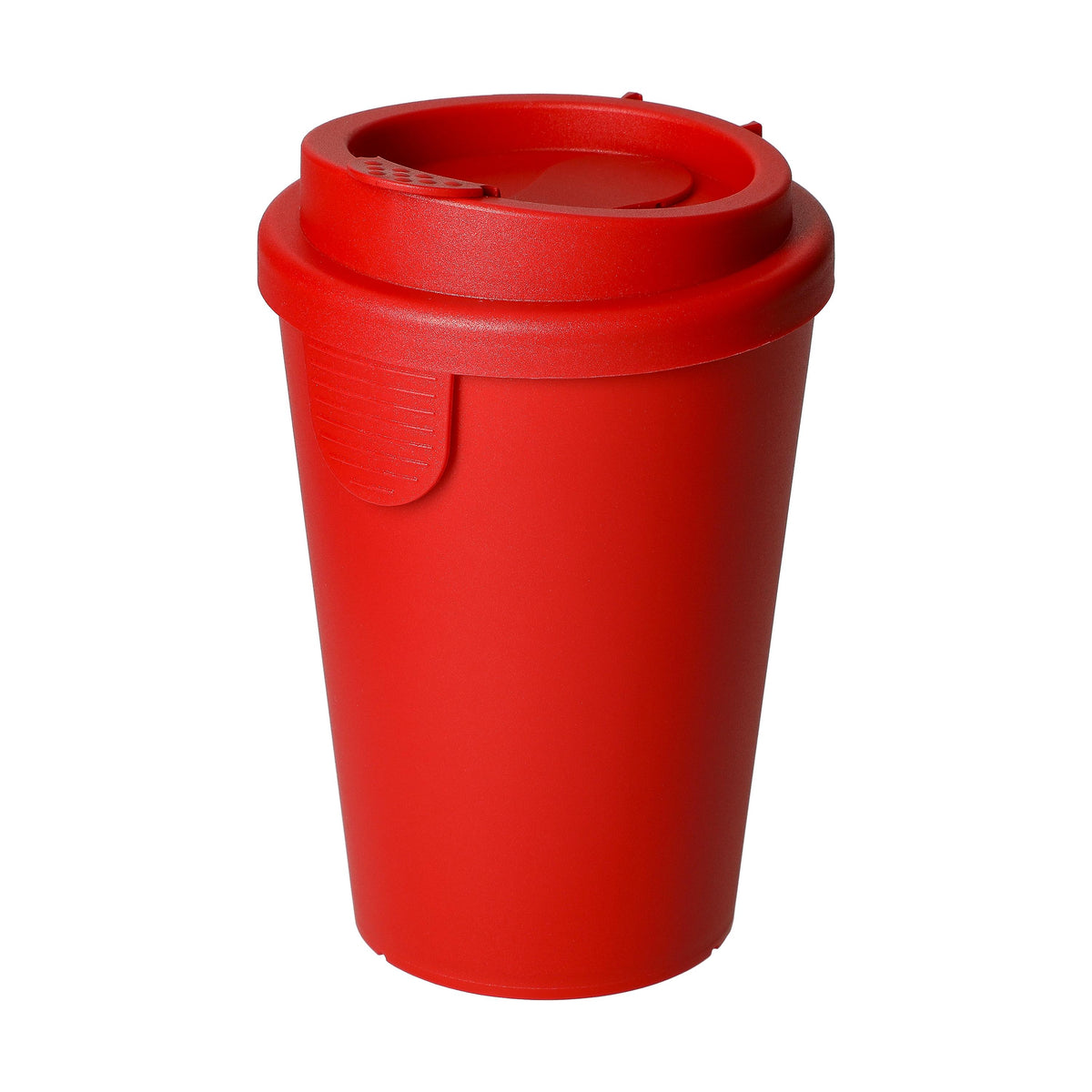 Trinkbecher „Turin“ mit Deckel – Rot