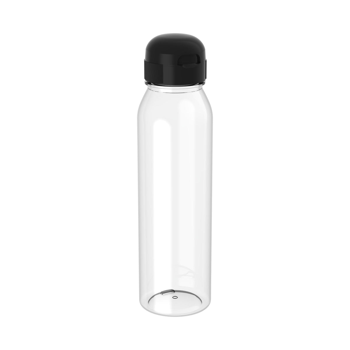 Trinkflasche Active „Sports“, 650 ml – Transparent / Schwarz