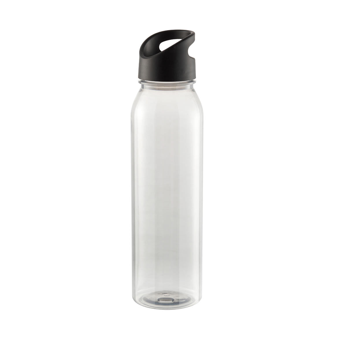 Trinkflasche Active „Wave“, 650 ml – Transparent / Schwarz