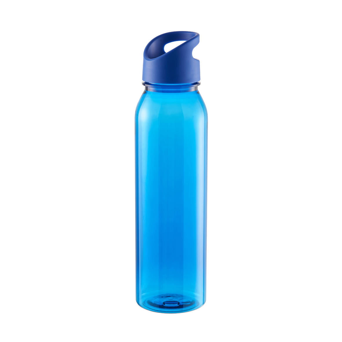 Trinkflasche Active „Wave“, 650 ml – Transparent blau / Blau