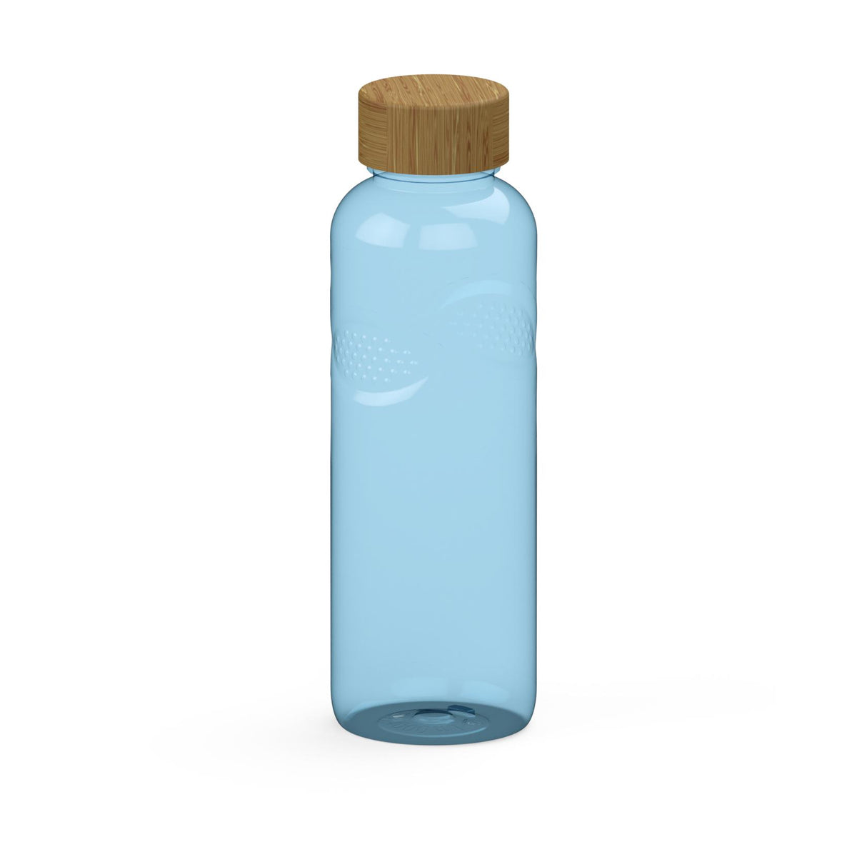 Trinkflasche Carve, 1,0 l – Transparent blau