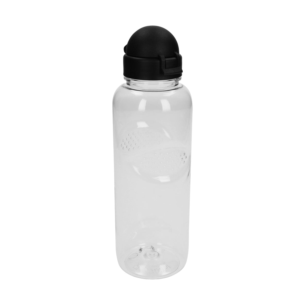 Trinkflasche Carve „Junior“, 700 ml – Transparent / Schwarz
