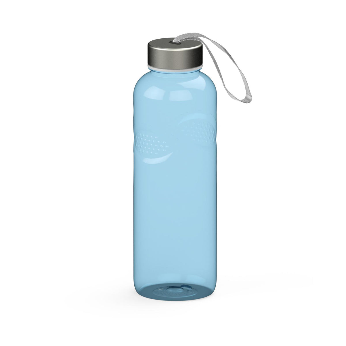 Trinkflasche Carve „Pure“, 1,0 l – Transparent blau