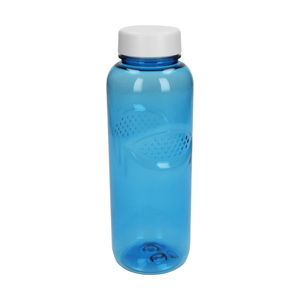 Trinkflasche Carve „Refresh“, 700 ml – Transparent blau / Weiß