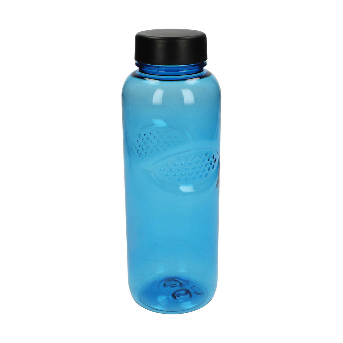 Trinkflasche Carve „Refresh“, 700 ml – Transparent blau / Schwarz