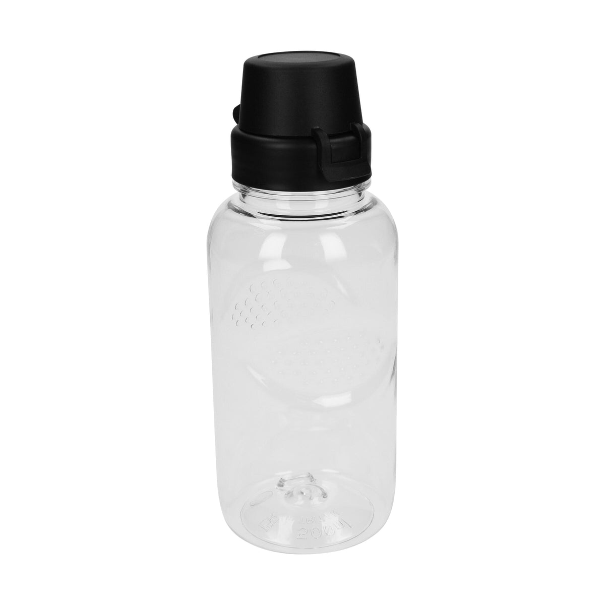 Trinkflasche Carve „School“, 500 ml – Transparent / Schwarz