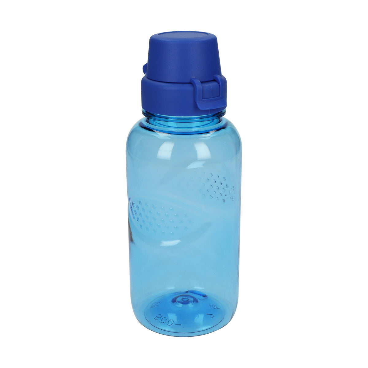 Trinkflasche Carve „School“, 500 ml – Transparent blau / Blau