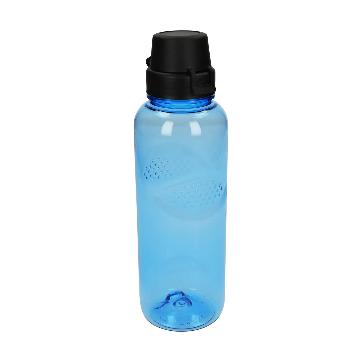 Trinkflasche Carve „School“, 700 ml – Transparent blau / Schwarz