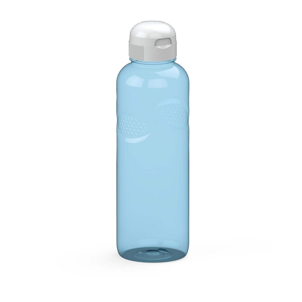 Trinkflasche Carve „Sports“, 1,0 l – Transparent blau