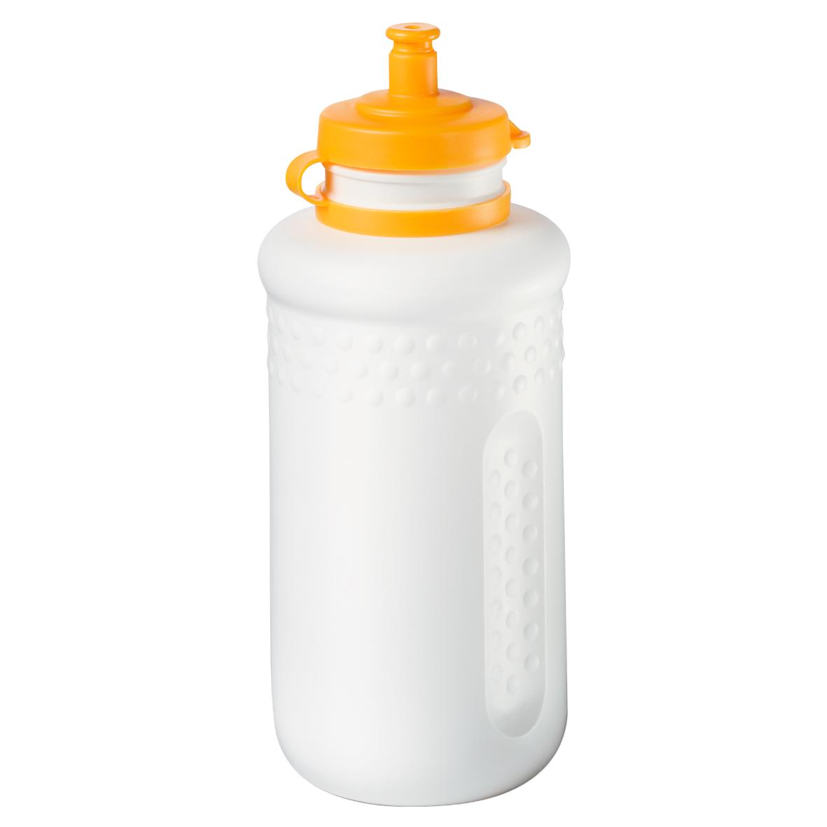 Trinkflasche „Fahrrad“ 0,5 l mit Saugverschluss – Weiß