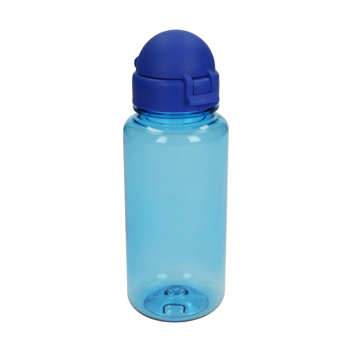 Trinkflasche „Junior“, 400 ml – Transparent blau / Blau