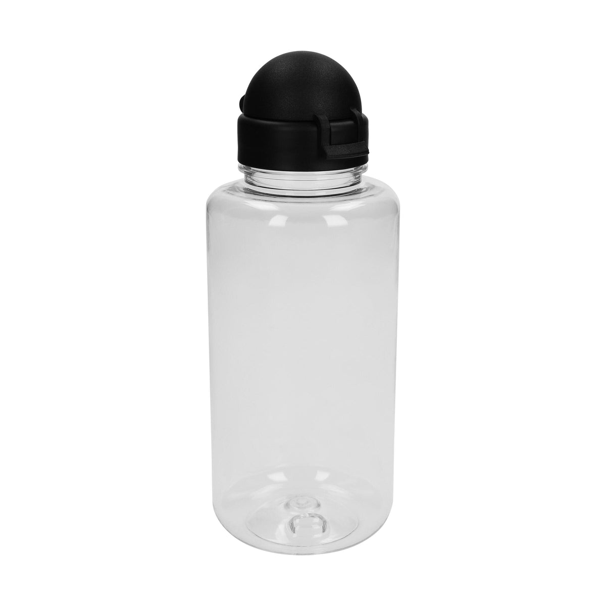 Trinkflasche „Junior“, 700 ml – Transparent / Schwarz