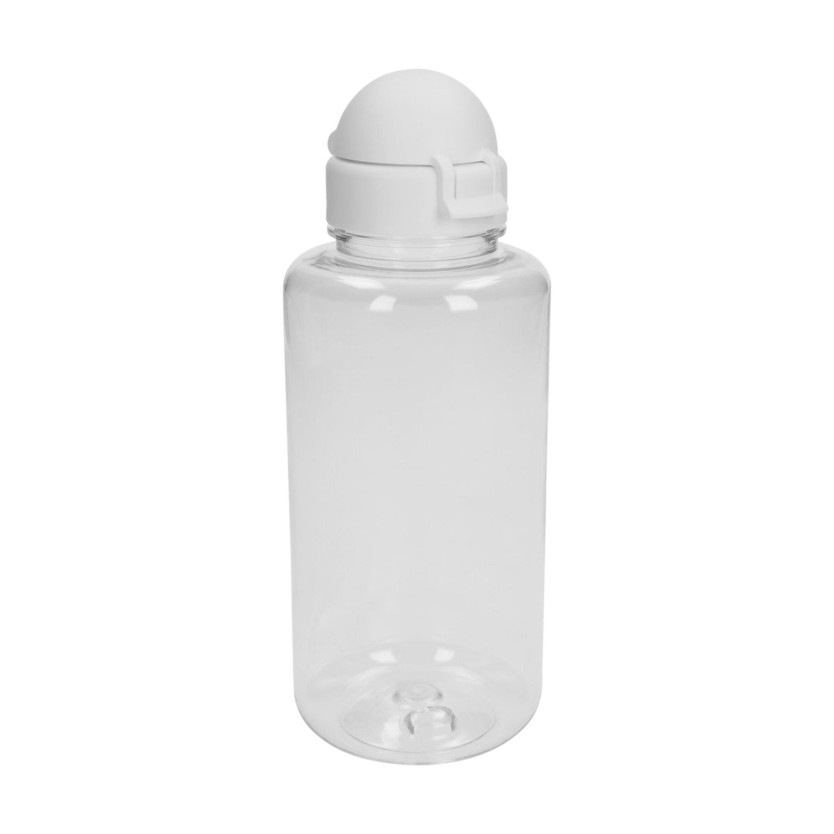 Trinkflasche „Junior“, 700 ml – Transparent / Weiß