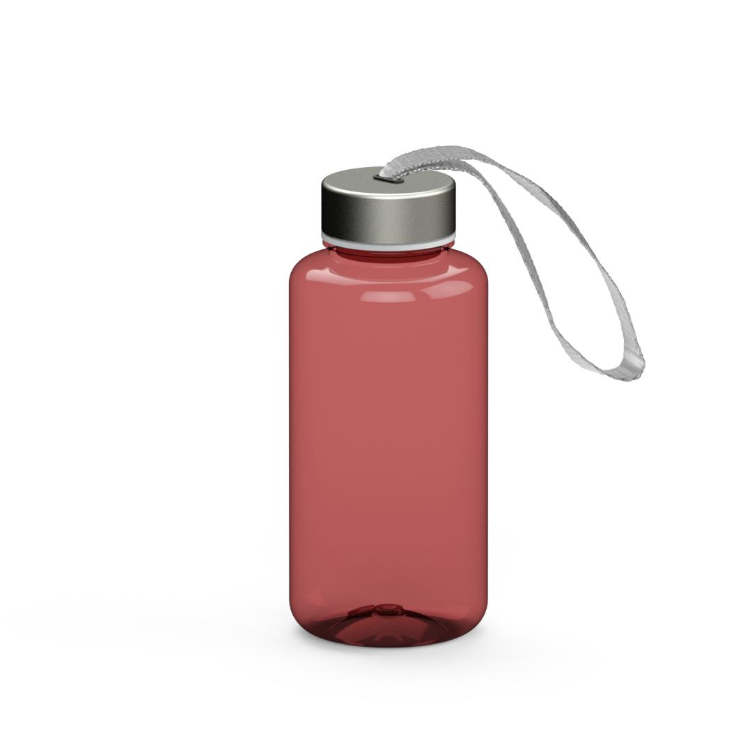 Trinkflasche „Pure“, 700 ml – Transparent rot
