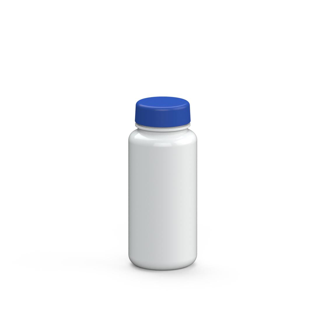 Trinkflasche „Refresh“, 400 ml – Weiß / Blau