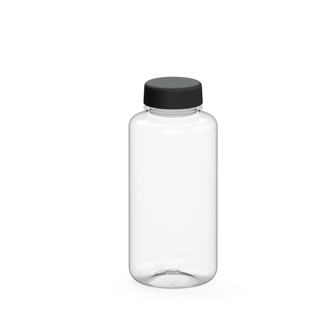 Trinkflasche „Refresh“, 700 ml – Transparent / Schwarz