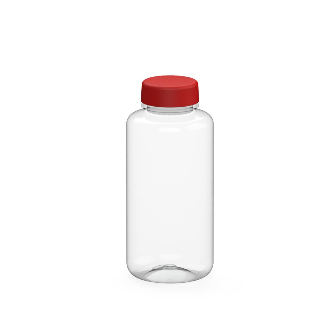 Trinkflasche „Refresh“, 700 ml – Transparent / Rot