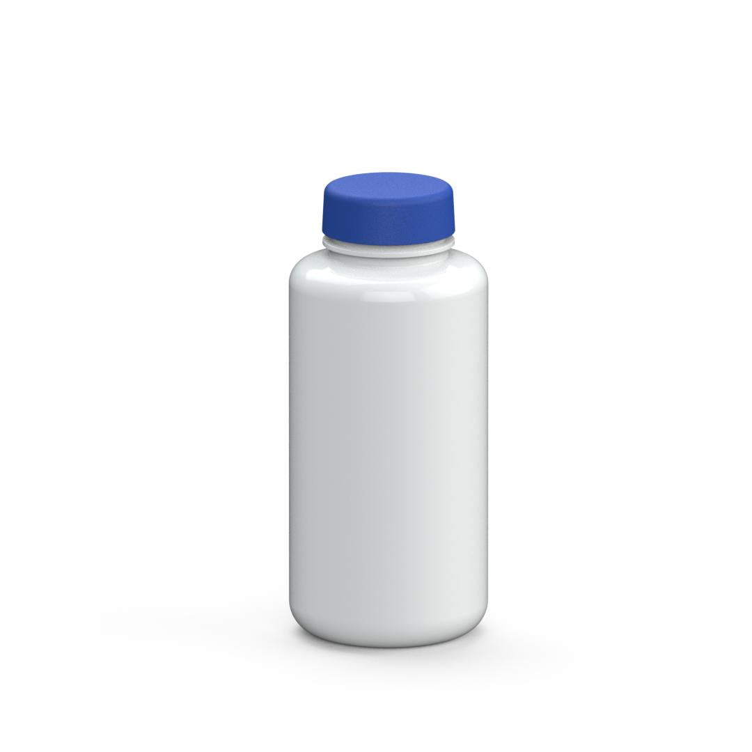 Trinkflasche „Refresh“, 700 ml – Weiß / Blau