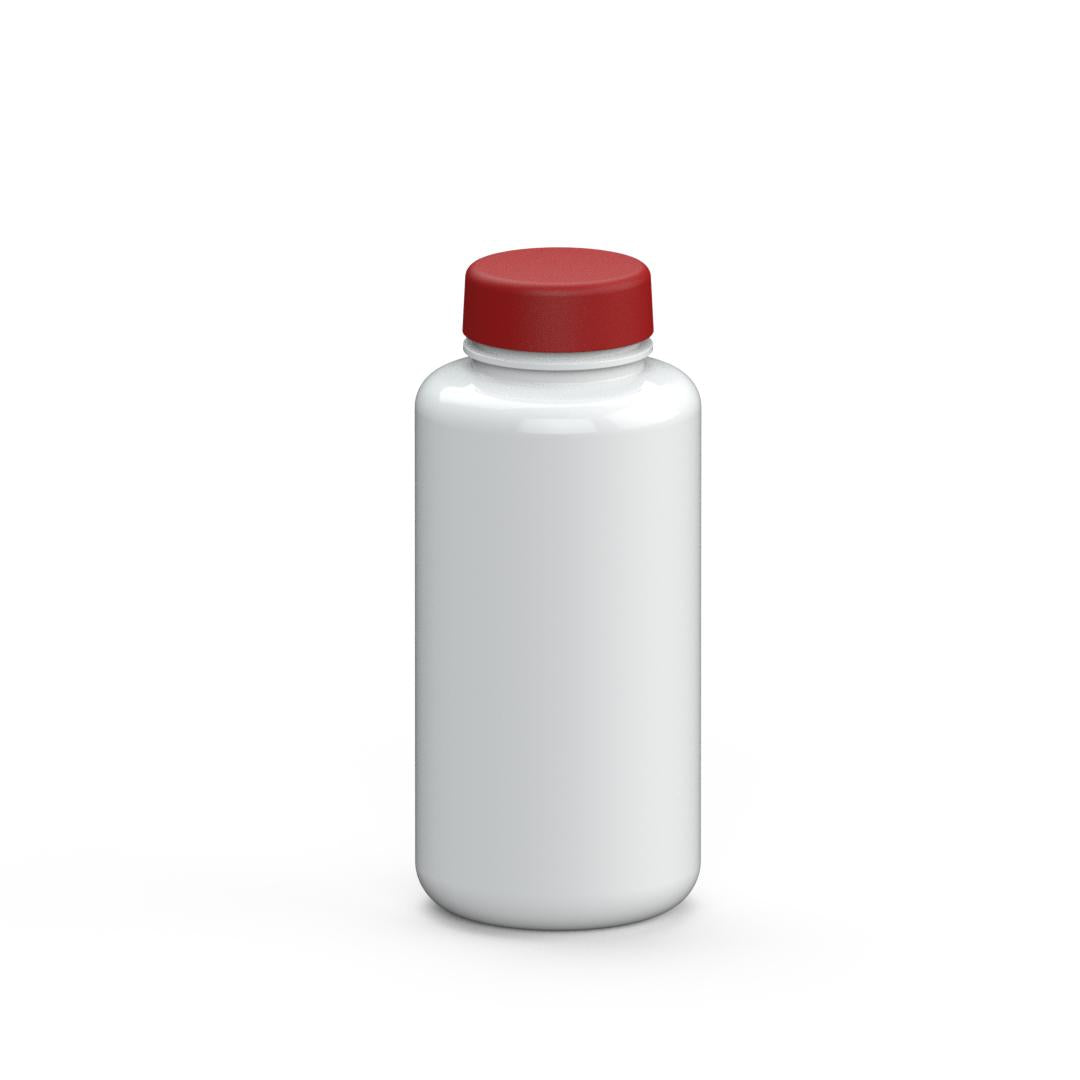 Trinkflasche „Refresh“, 700 ml – Weiß / Rot