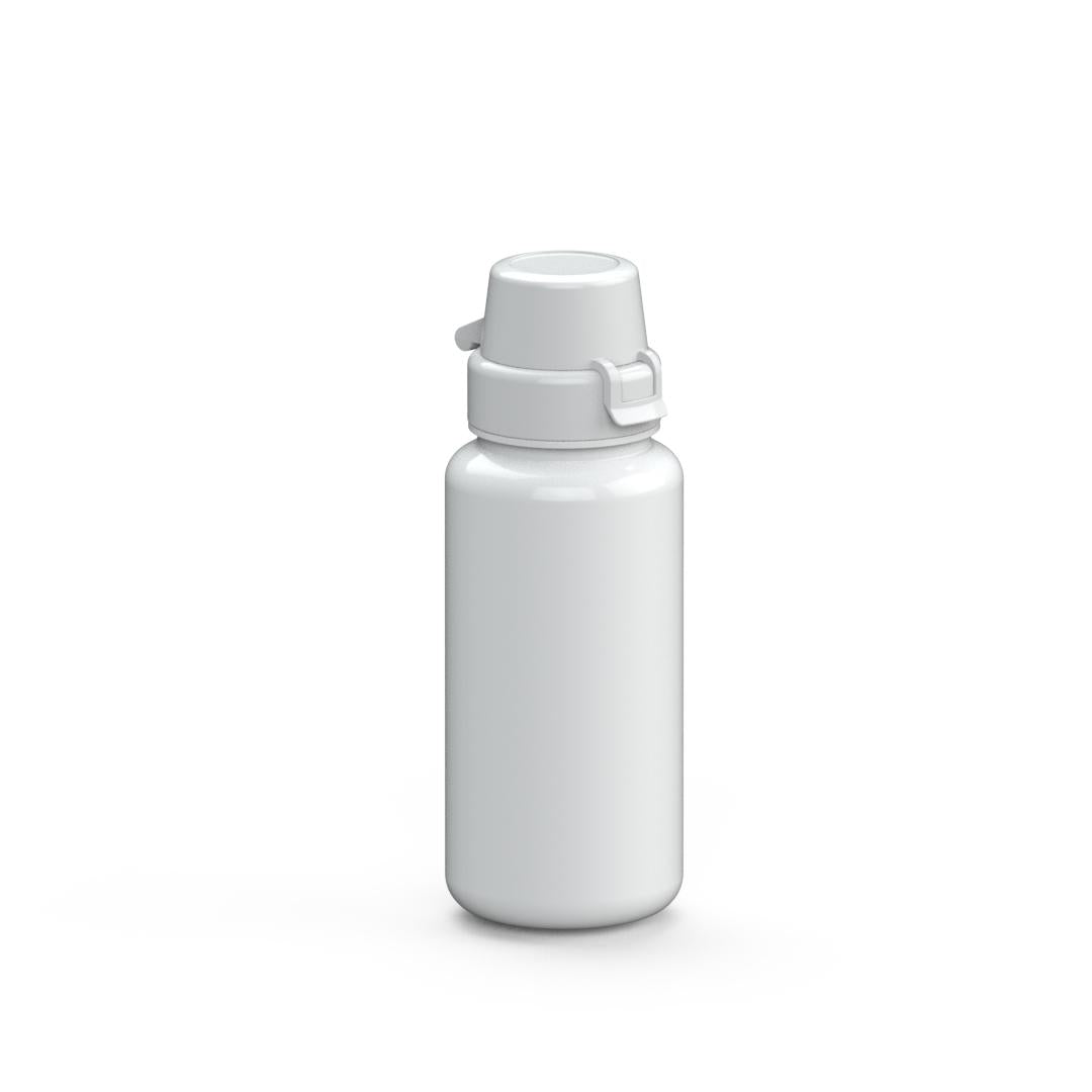 Trinkflasche „School“, 400 ml – Weiß