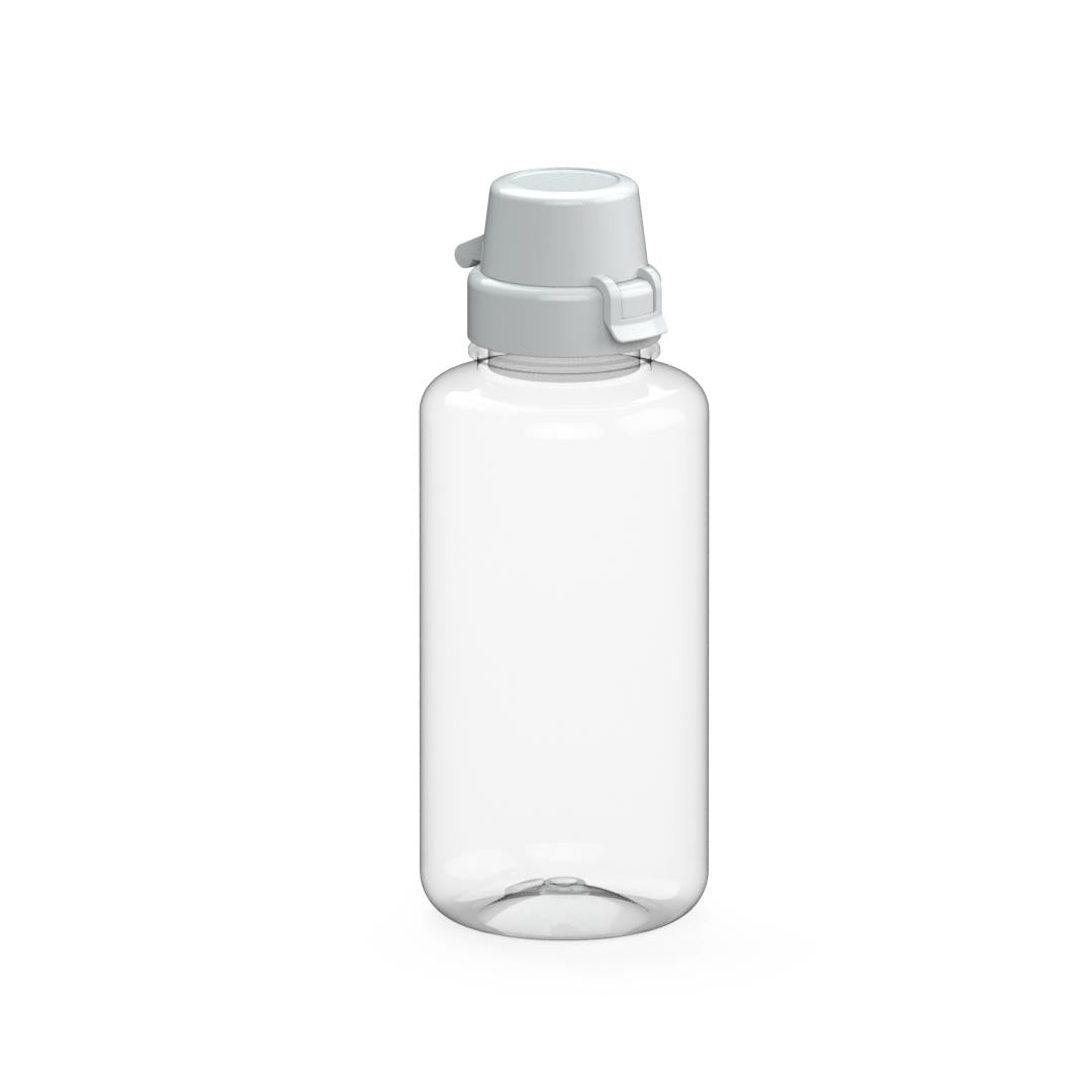 Trinkflasche „School“, 700 ml – Transparent / Weiß
