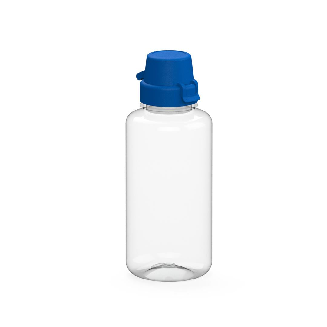 Trinkflasche „School“, 700 ml – Transparent / Blau