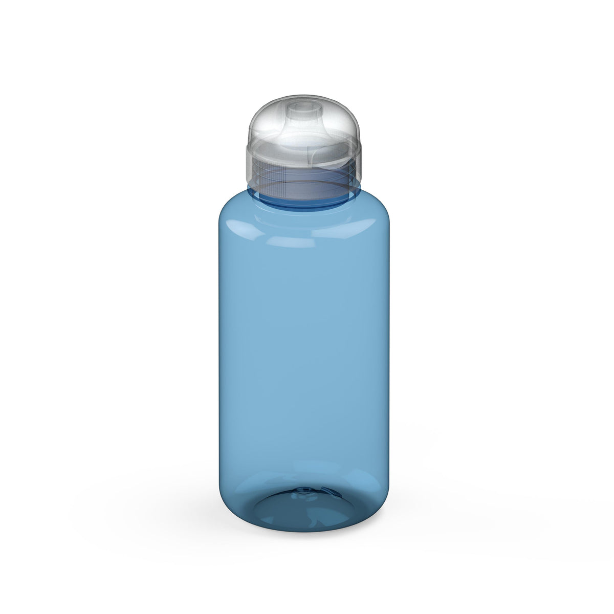 Trinkflasche „Sports“, 700 ml – Transparent blau / Transparent