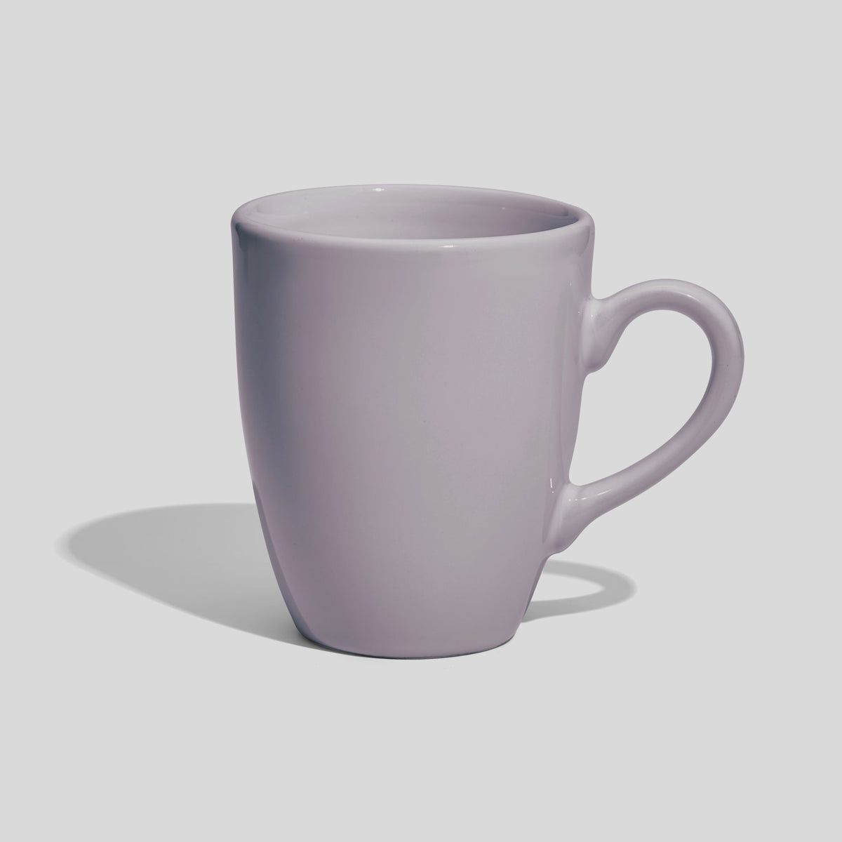 Tulpenförmige Kaffeetasse 250 ml mit Bogenhenkel – Hellgrau