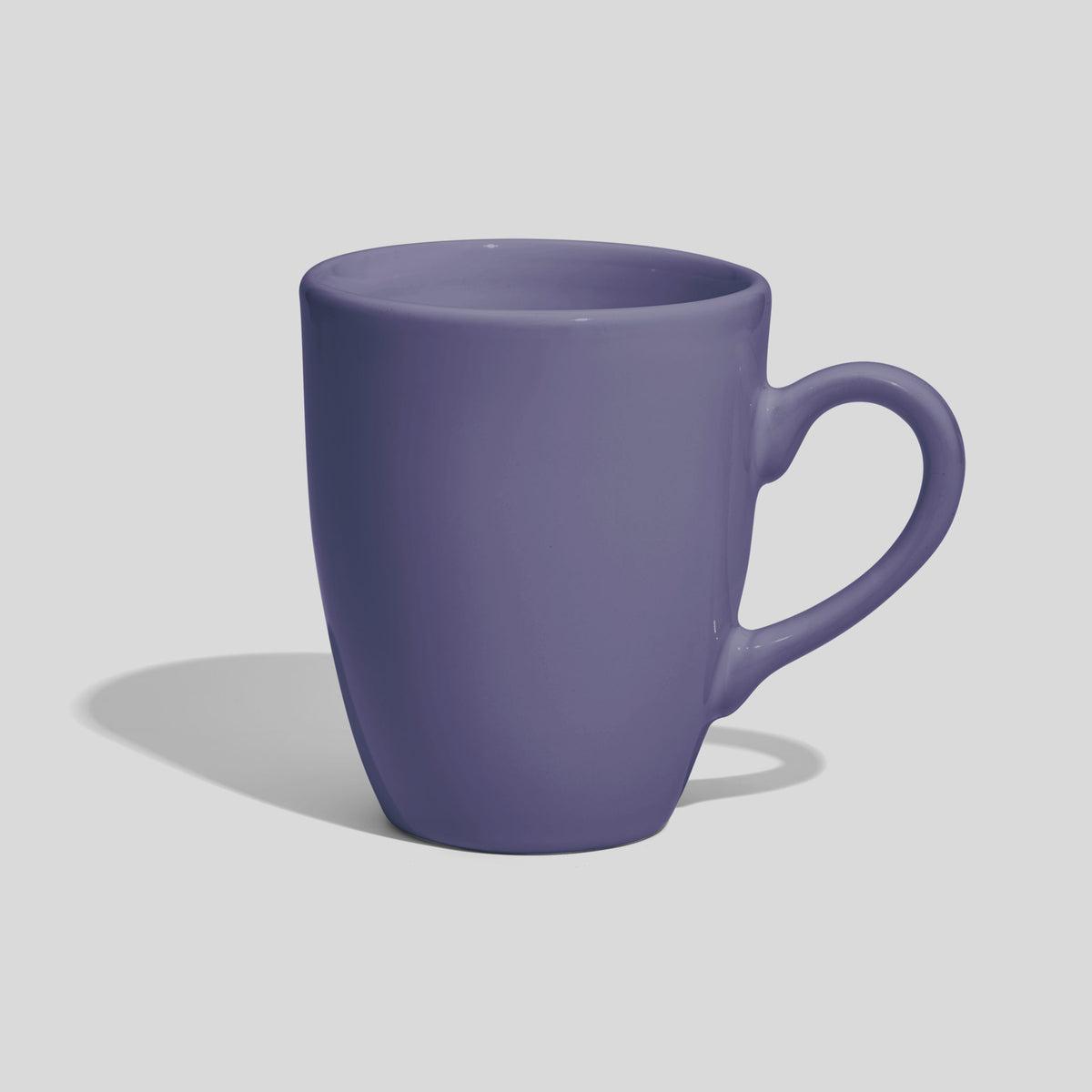 Tulpenförmige Kaffeetasse 250 ml mit Bogenhenkel – Lavendel