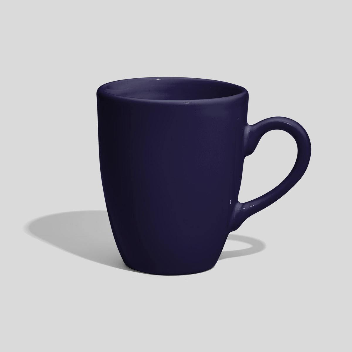 Tulpenförmige Kaffeetasse 250 ml mit Bogenhenkel – Nachtblau