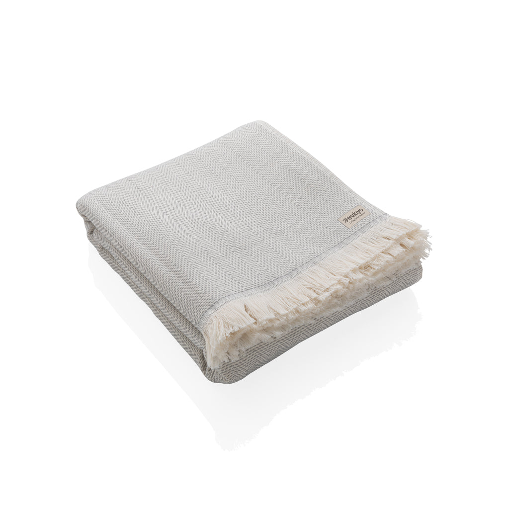 Ukiyo Hisako AWARE™ Four Seasons Handtuch/Decke 100x180cm – grau