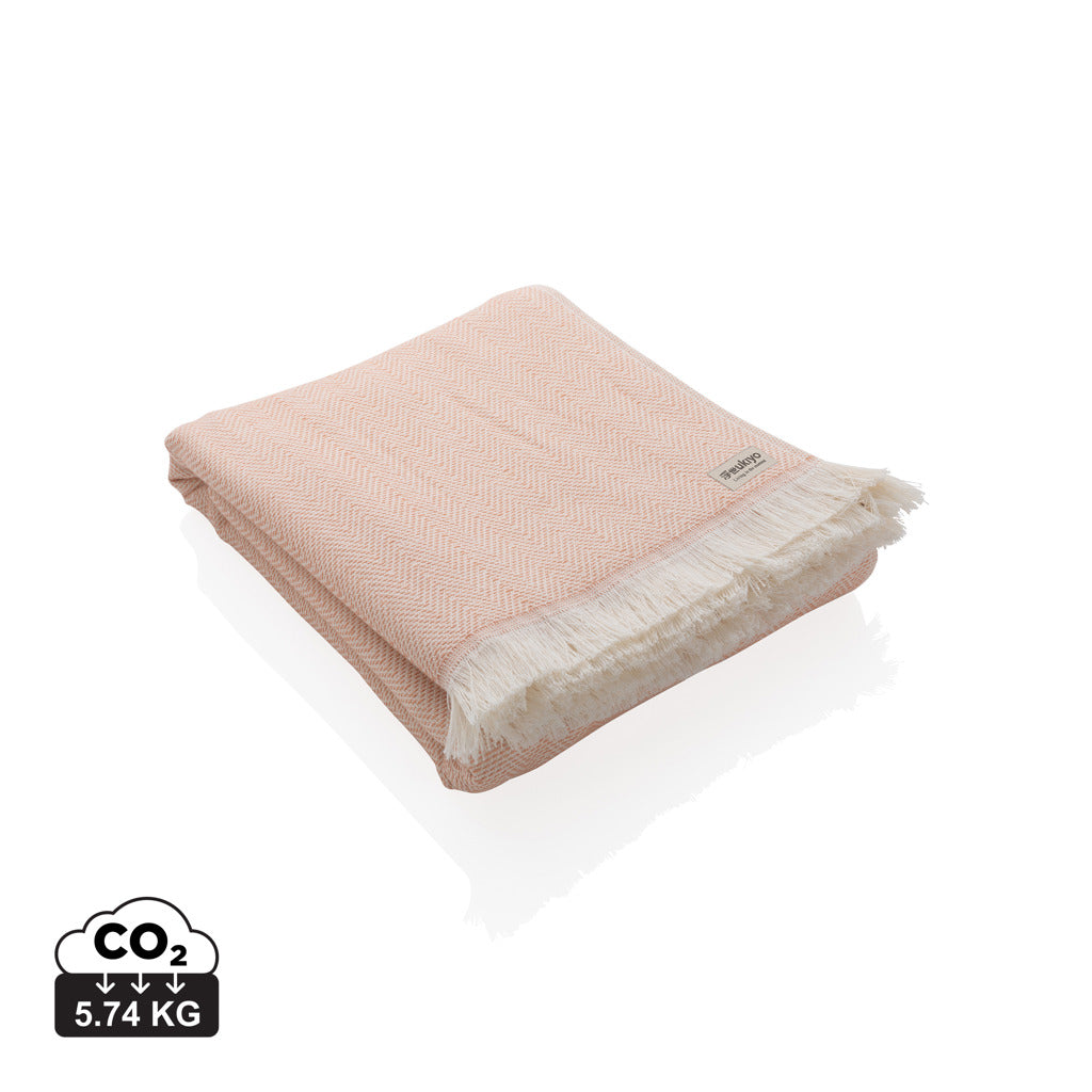 Ukiyo Hisako AWARE™ Four Seasons Handtuch/Decke 100x180cm – rosa