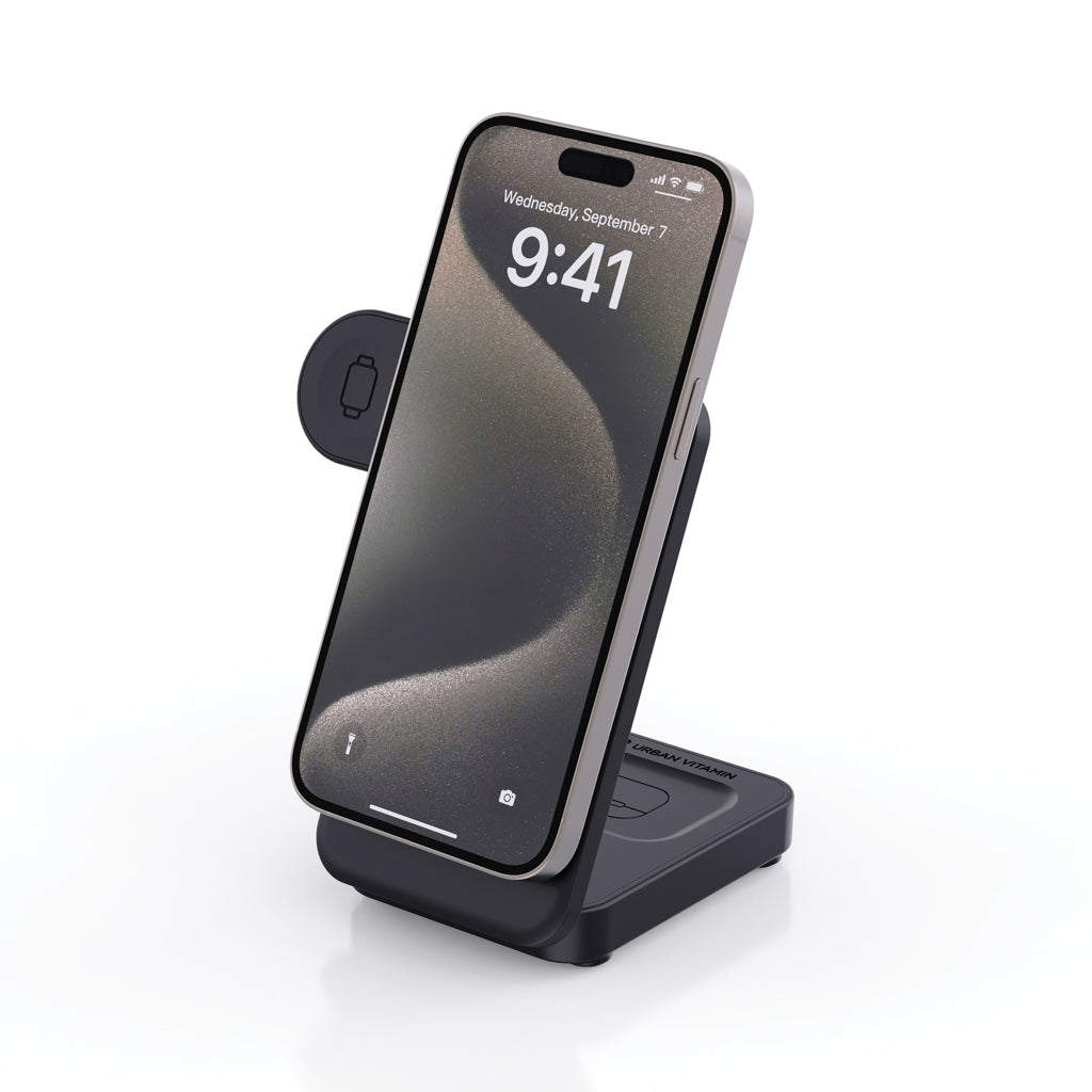 Urban Vitamin Arcadia 15W 3in1 Magnet-Charger aus RCS rABS