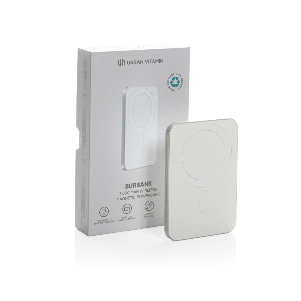 Urban Vitamin Burbank 3000mAh Powerbank aus RCS Plastik/Alu