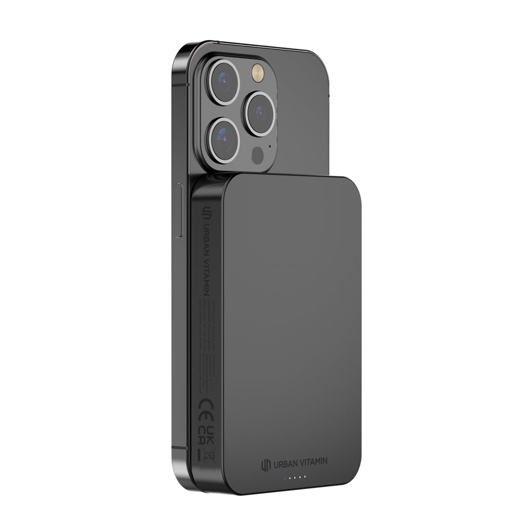 Urban Vitamin Compton 10000mAh Powerbank aus RCS Plastik/Alu – schwarz