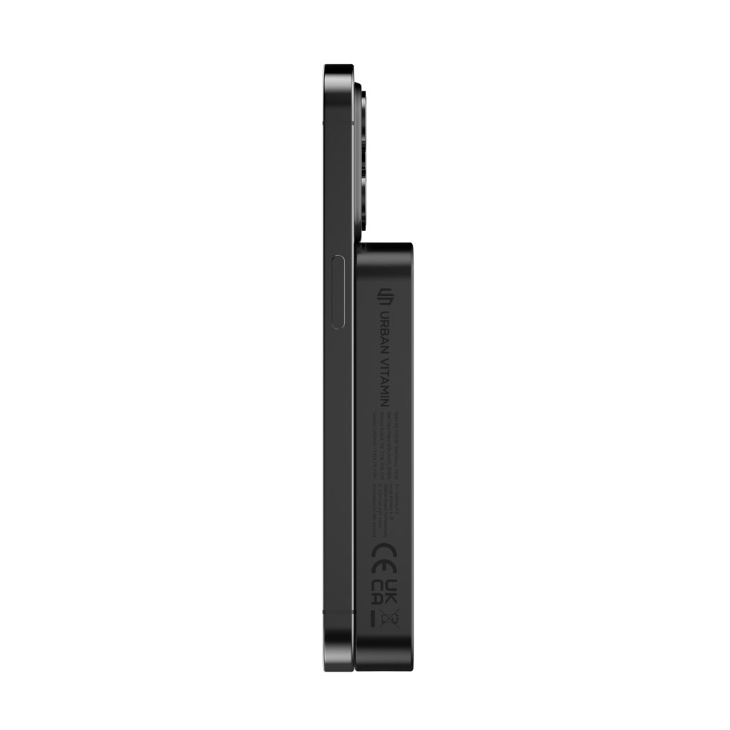 Urban Vitamin Compton 10000mAh Powerbank aus RCS Plastik/Alu – schwarz