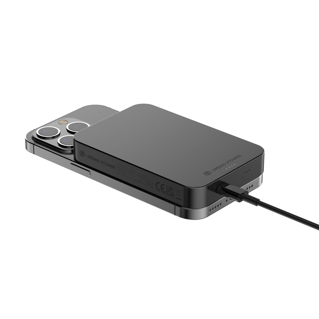 Urban Vitamin Compton 10000mAh Powerbank aus RCS Plastik/Alu – schwarz