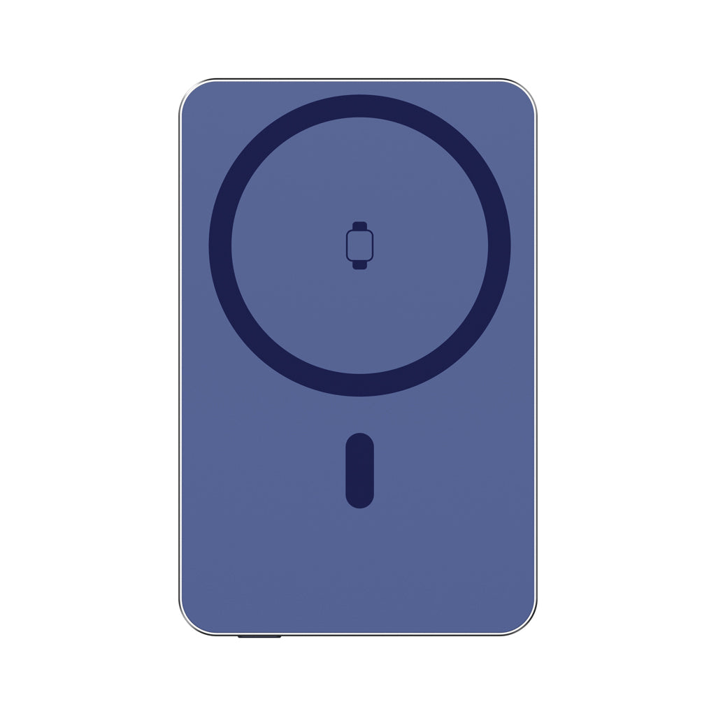 Urban Vitamin Marin 5.000mAh magnet. 15W Wireless Powerbank – blau