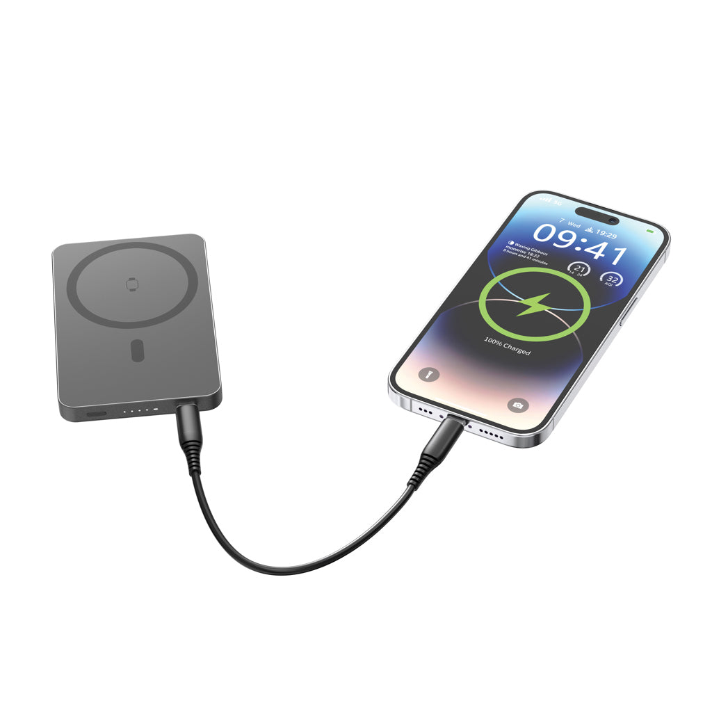 Urban Vitamin Marin 5.000mAh magnet. 15W Wireless Powerbank – schwarz