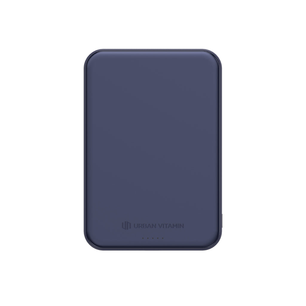 Urban Vitamin Pomona 5000mAh Qi2.2 25W magnetische Powerbank – blau