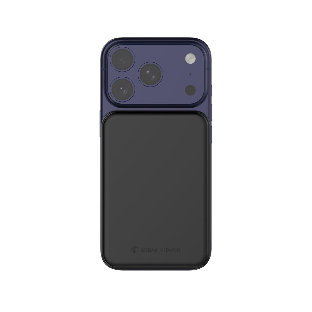 Urban Vitamin Pomona 5000mAh Qi2.2 25W magnetische Powerbank – schwarz