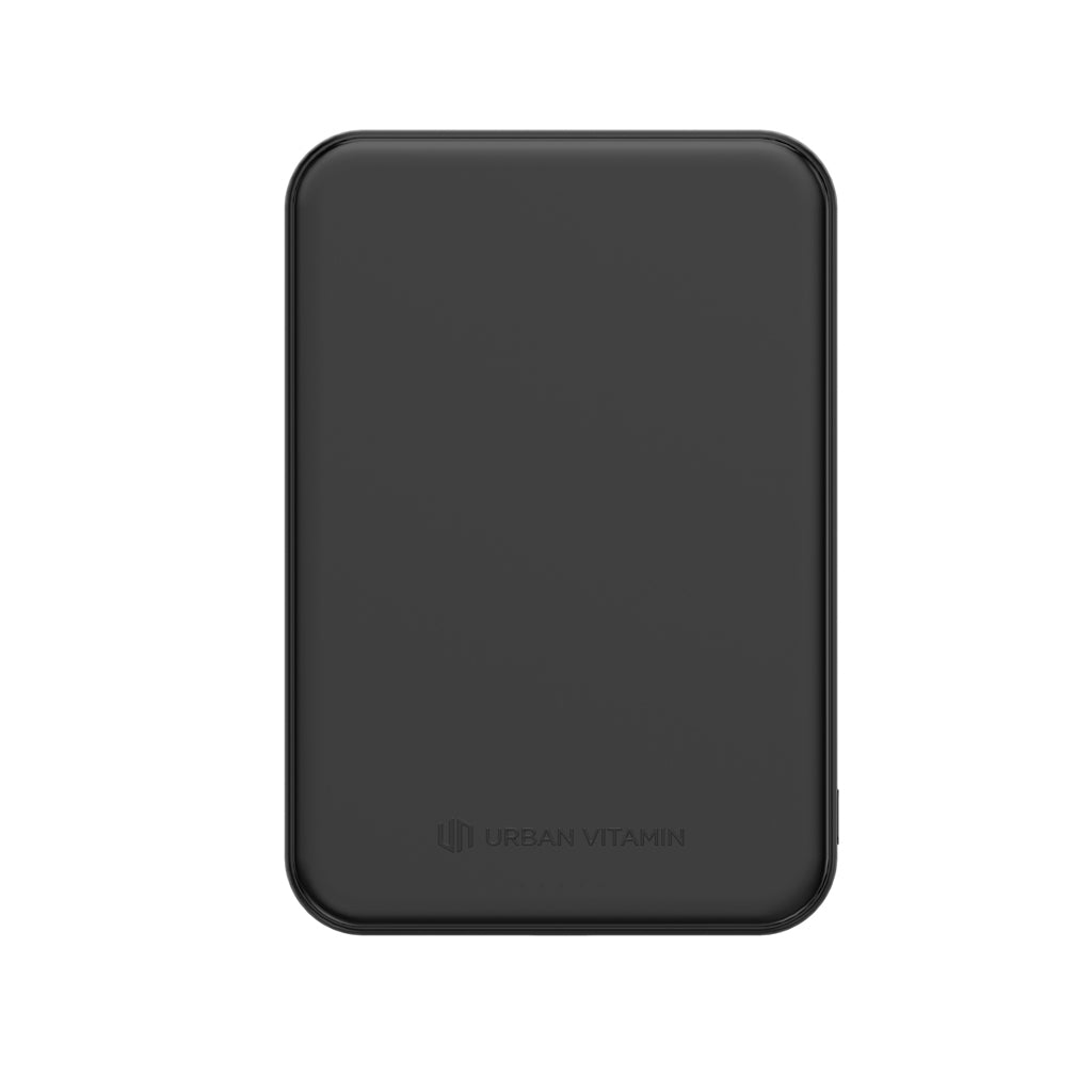 Urban Vitamin Pomona 5000mAh Qi2.2 25W magnetische Powerbank – schwarz