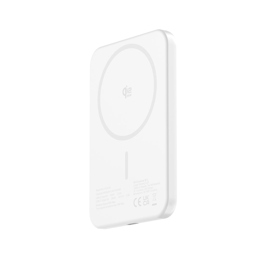 Urban Vitamin Pomona 5000mAh Qi2.2 25W magnetische Powerbank – silber