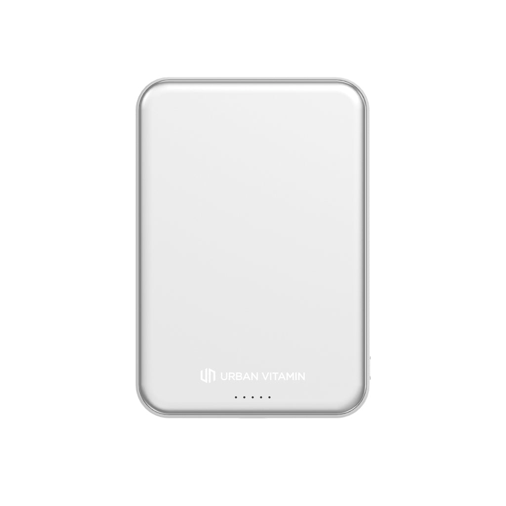 Urban Vitamin Pomona 5000mAh Qi2.2 25W magnetische Powerbank – silber