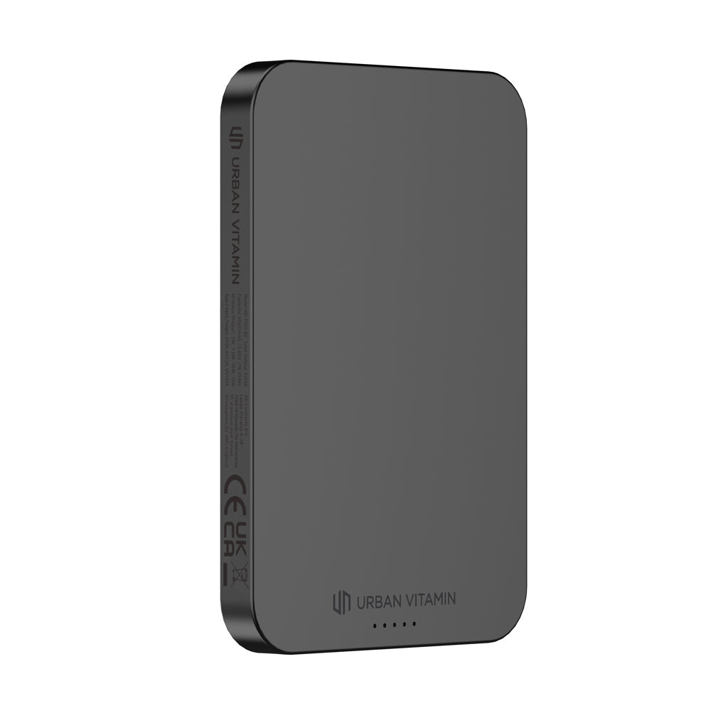 Urban Vitamin Richmond 5000mAh Powerbank aus RCS Plastik/Alu – schwarz