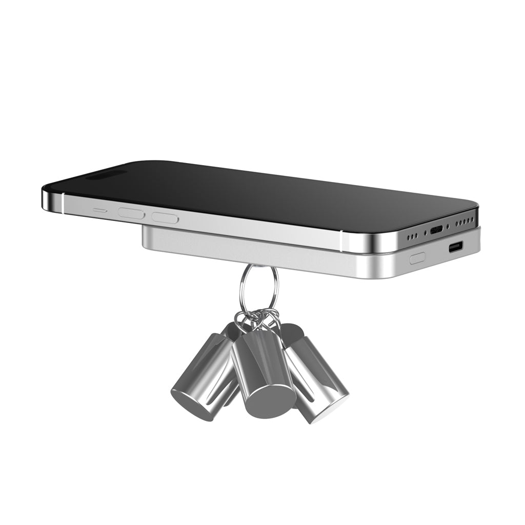 Urban Vitamin Richmond 5000mAh Powerbank aus RCS Plastik/Alu – silber